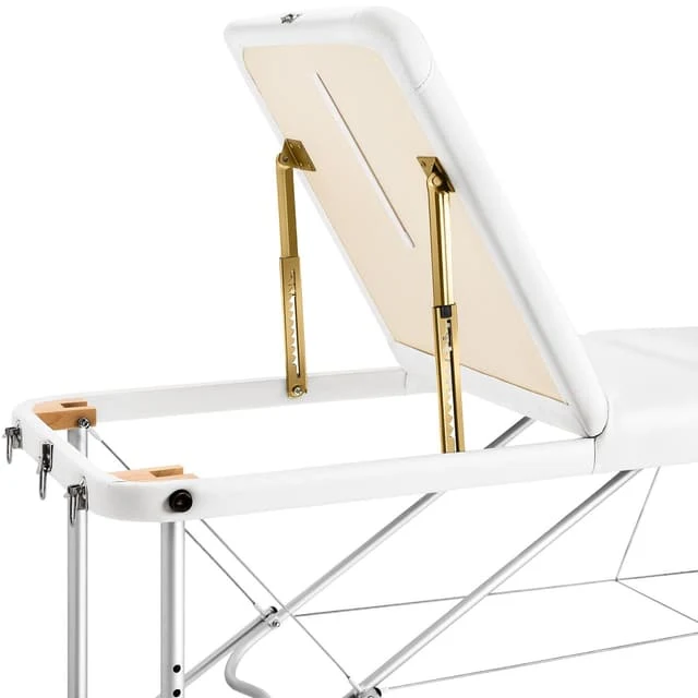 Tectake 3-Zone Massage Table with 5cm Padding and Aluminum Frame