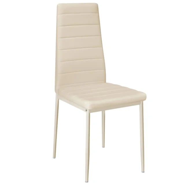 Tectake Dining Chairs 4-piece Set, Faux Leather