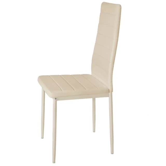 Tectake Dining Chairs 4-piece Set, Faux Leather