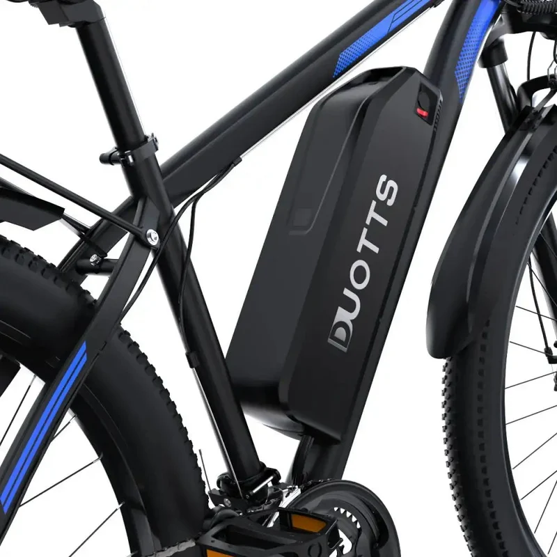 Duotts C29 750W 29" Electric Mountain Bike, 720Wh, 48V, Black/Blue