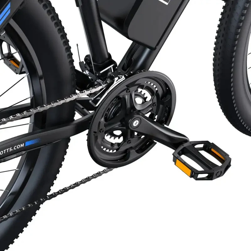 Duotts C29 750W 29" Electric Mountain Bike, 720Wh, 48V, Black/Blue