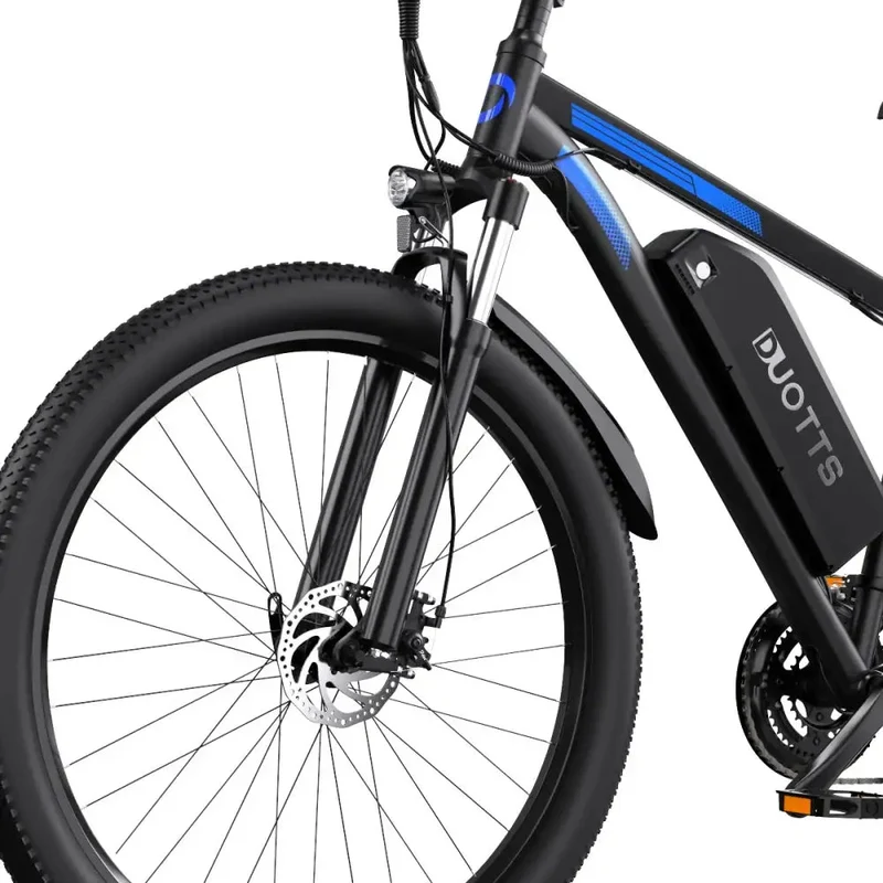 Duotts C29 750W 29" Electric Mountain Bike, 720Wh, 48V, Black/Blue