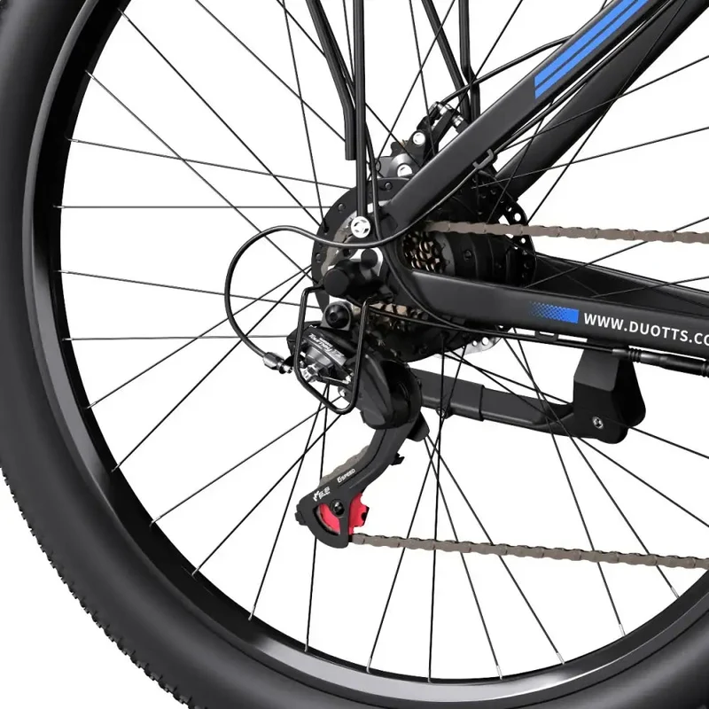 Duotts C29 750W 29" Electric Mountain Bike, 720Wh, 48V, Black/Blue