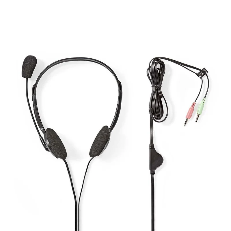 PC-Headset On-Ear - Stereo - 2x 3.5 mm
