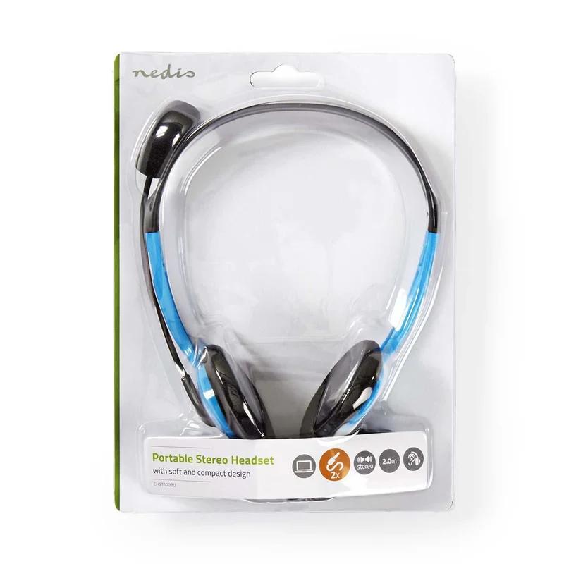 PC-Headset On-Ear - Stereo - 2x 3.5 mm