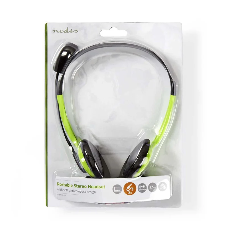PC-Headset On-Ear - Stereo - 2x 3.5 mm