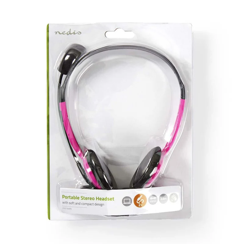 PC-Headset On-Ear - Stereo - 2x 3.5 mm