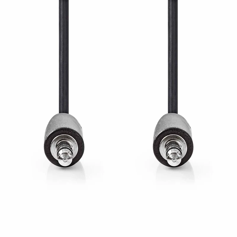 Stereo-Audiokabel 3,5 mm Male - 3,5 mm Male - Vernikkeld