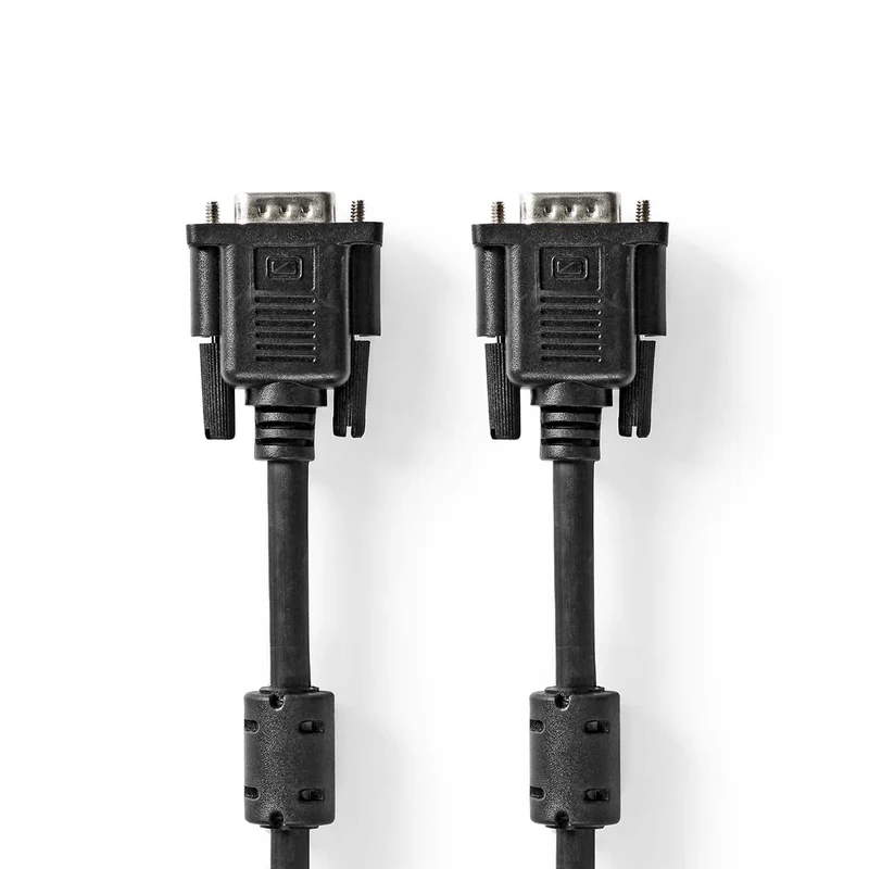 VGA-Kabel VGA Male - VGA Male - Vernikkeld