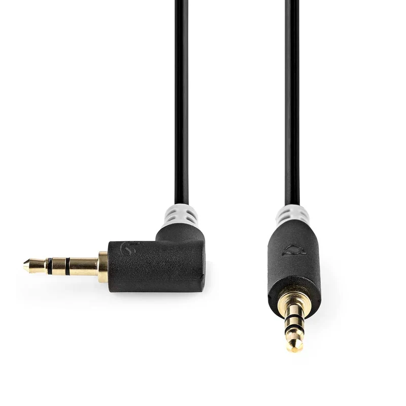 Stereo-Audiokabel 3,5 mm Male - 3,5 mm Male - Verguld