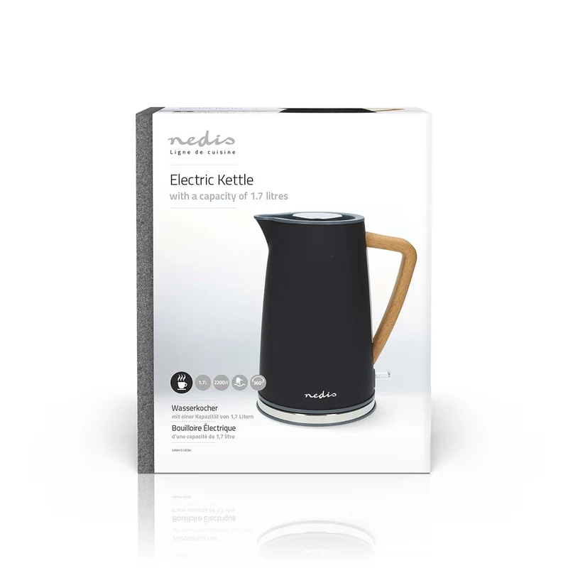 Waterkoker 1.7l - Soft-Touch - 360 graden draaibaar