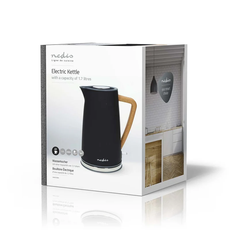 Waterkoker 1.7l - Soft-Touch - 360 graden draaibaar