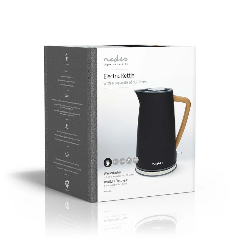 Waterkoker 1.7l - Soft-Touch - 360 graden draaibaar