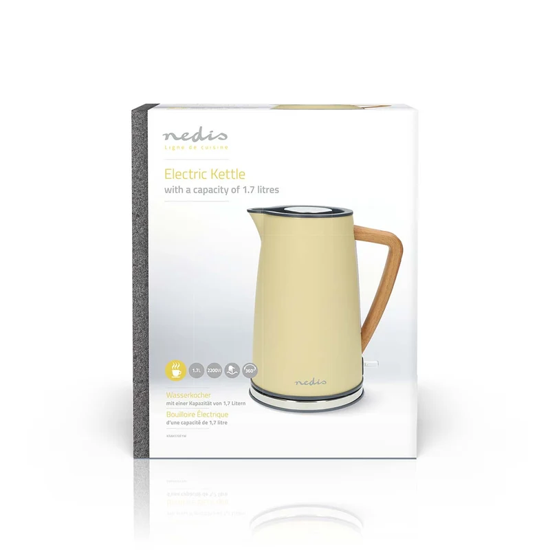 Waterkoker 1.7l - Soft-Touch - 360 graden draaibaar