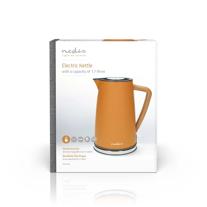 Waterkoker 1.7l - Soft-Touch - 360 graden draaibaar