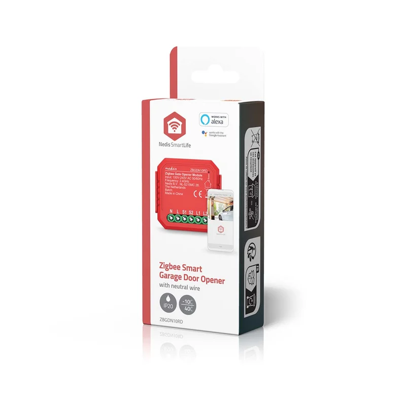 SmartLife inbouwmodule Zigbee 3.0 - Garagedeur Opener - 2.5W