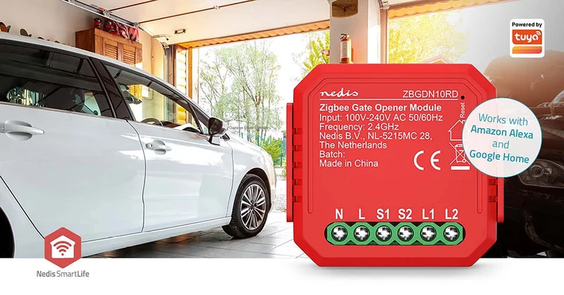 SmartLife inbouwmodule Zigbee 3.0 - Garagedeur Opener - 2.5W
