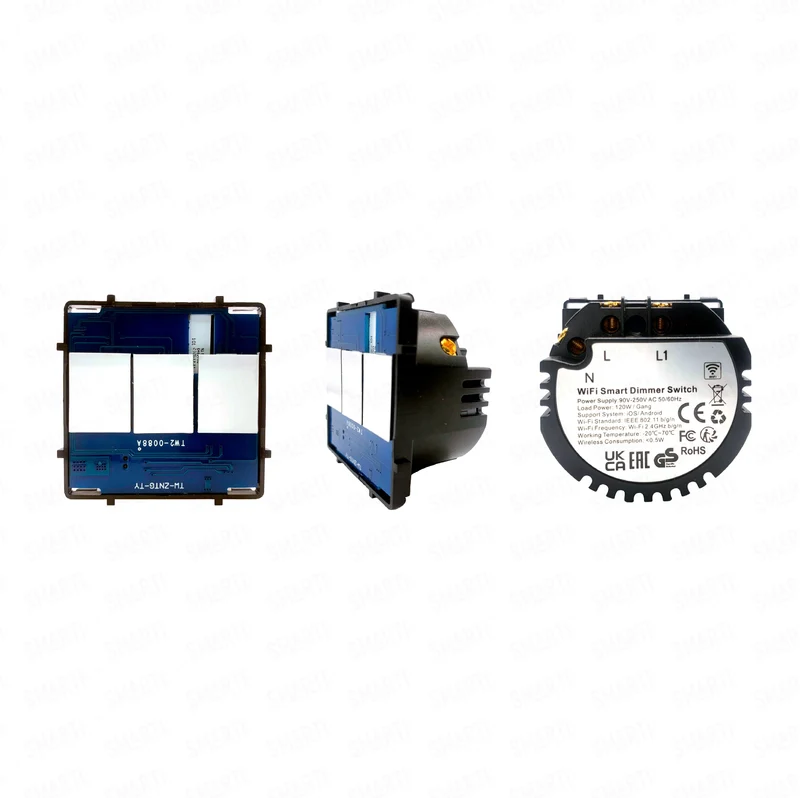 Smartify vPRO Módulo Dimmer de 1 canal Inteligente Wifi (com neutro) c/ teclas de regulação - SYPM1DWF