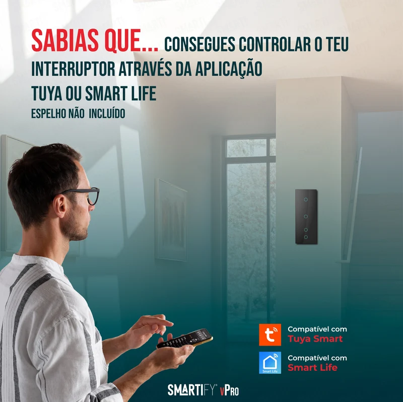 Smartify vPRO Módulo Dimmer de 3 canais Inteligente Wifi (com neutro) - SYPM3DWF
