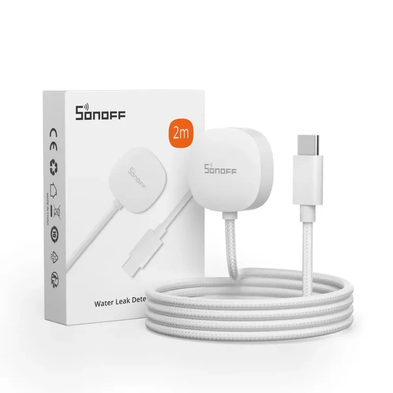 Sonoff Cabo extensor adicional para sensor de água (2 metros) - WLDC200