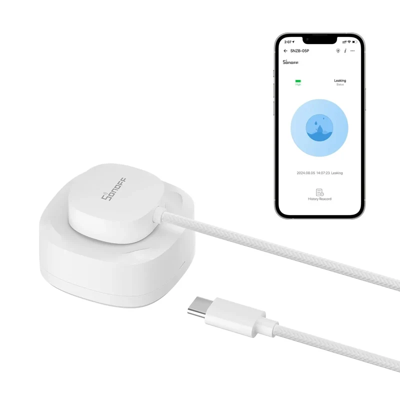 Sonoff Cabo extensor adicional para sensor de água (2 metros) - WLDC200