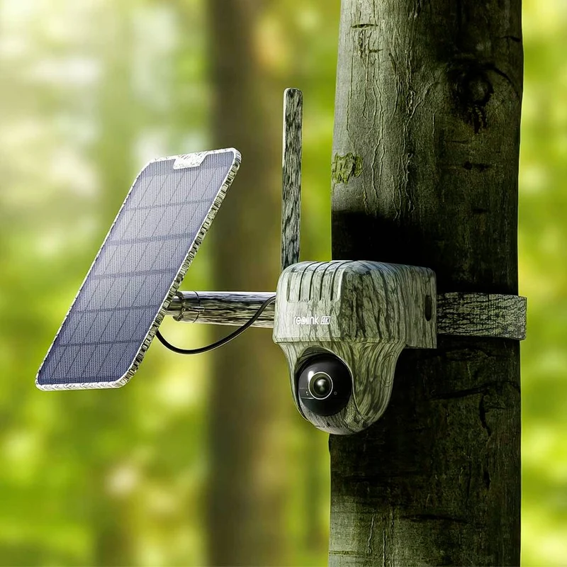 Reolink Go Series G450 Câmara de Segurança 4G LTE com Painel Solar