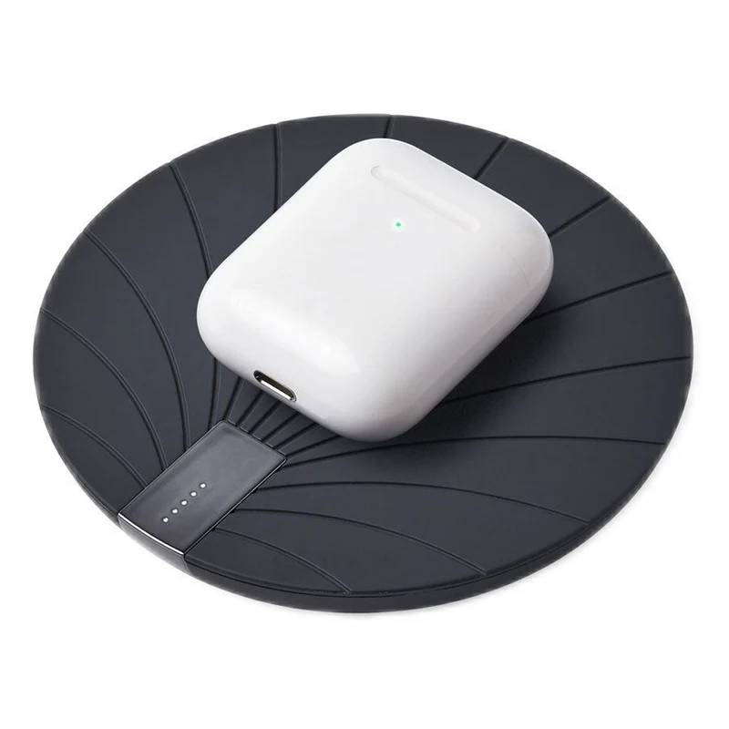 Lexon Bali 5000 mAh powerbank med 10W trådløs oplader, Sort