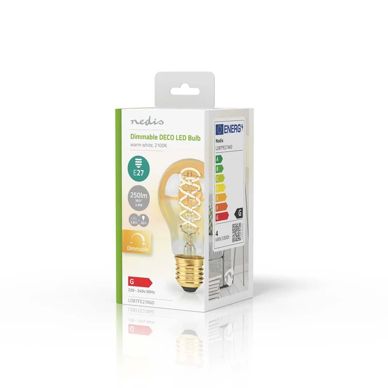 LED-Filamentlamp E27 A60 - 3.8W - 250 lm