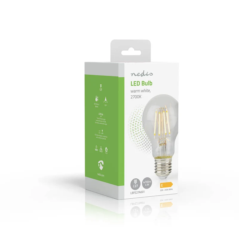 LED-Filamentlamp E27 A60 - 4W - 470 lm