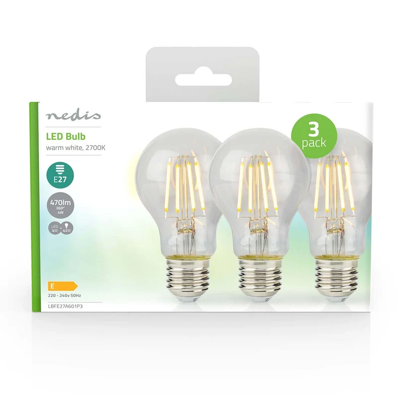 LED-Filamentlamp E27 A60 - 4W - 470 lm