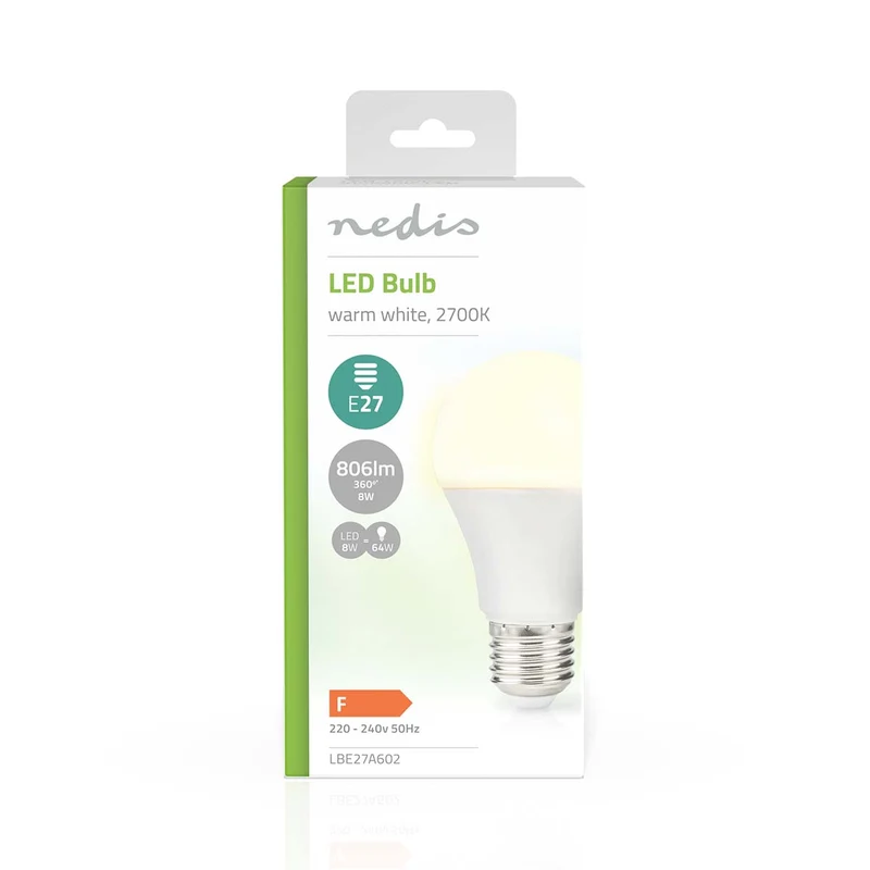 LED-Lamp E27 A60 - 8.0W - 806 lm
