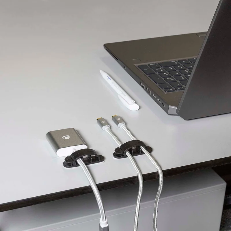 Kabelmanagement Kabelclip - Vergrendeld - 3 Stuks