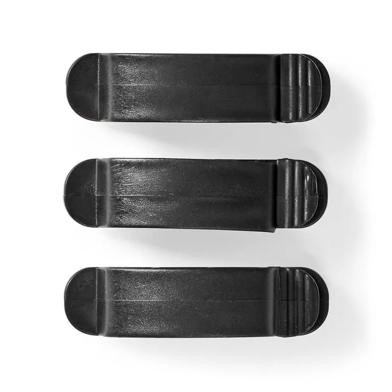 Kabelmanagement Kabelclip - Vergrendeld - 3 Stuks