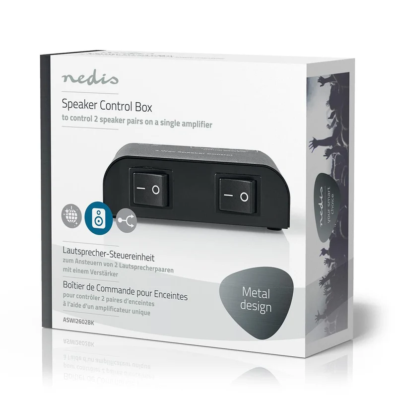 Speaker Control Box Klemmen - Luidspreker Impedantie: 4-16 Ohm - Maximale Belasting per Kanaal: 150W