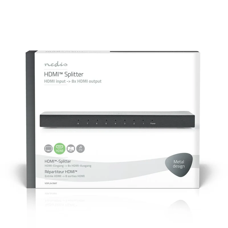 HDMI™-Splitter 2x HDMI™ Output - 4K@60Hz - 18 Gbps