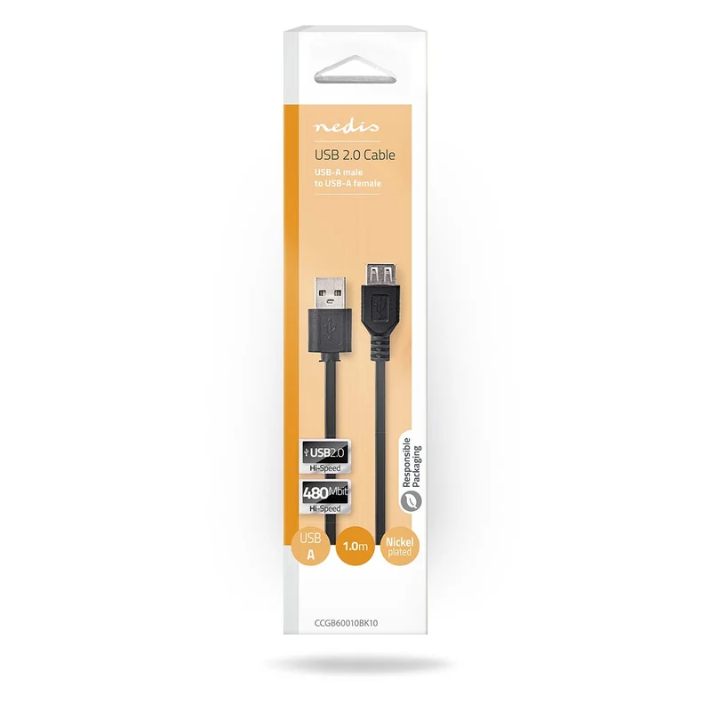 USB-Kabel USB 2.0 - USB-A Male - USB-A Female