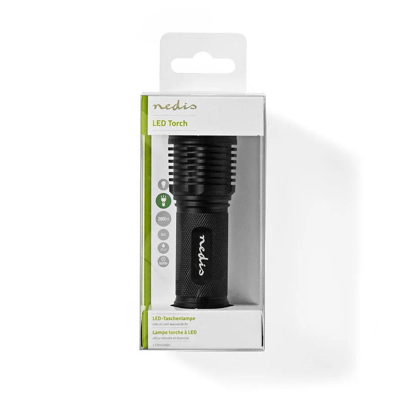 LED-Zaklamp Batterij Gevoed - 4,5 V - Nominale lichtstroom: 280 lm