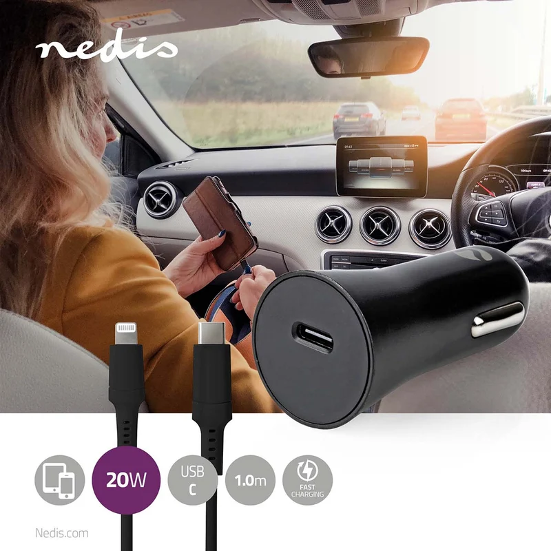 Autolader 20W - 1.67 / 2.22 / 3.0A - Outputs: 1