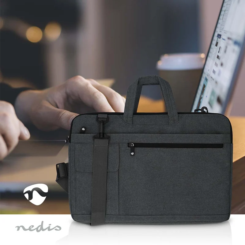 Notebook-Tas 17 - 18" - Draagriem - 8 Compartimenten