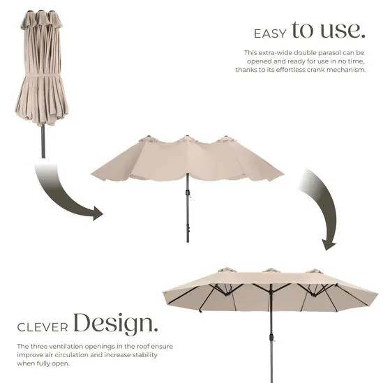 Parasol Silia, Beige