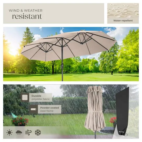 Parasol Silia, Beige