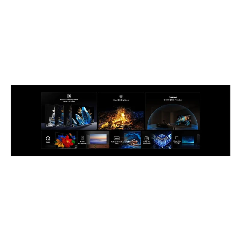TCL 85C6K 85" 4K Mini LED Google TV, 144 Hz, Dolby Vision, HDR10+, Metallic