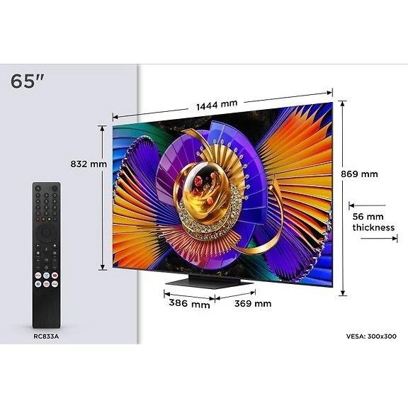 TCL 65" C7L – 4K SQD Mini-LED Google TV