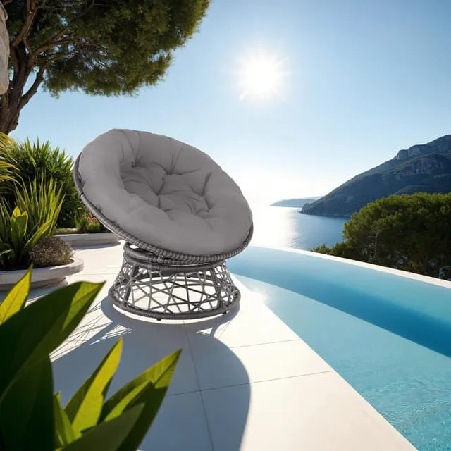 Garden Chair Gargano 92 x 80 x 80.5cm, Grey