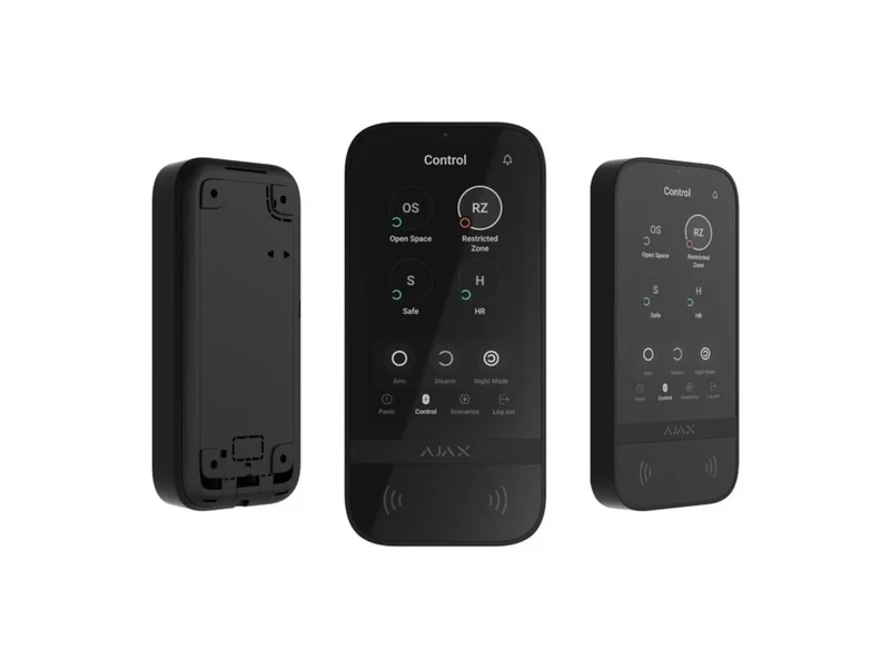 Ajax Keypad Touchscreen Preto - Ajax KEYPADTOUCHSCREEN