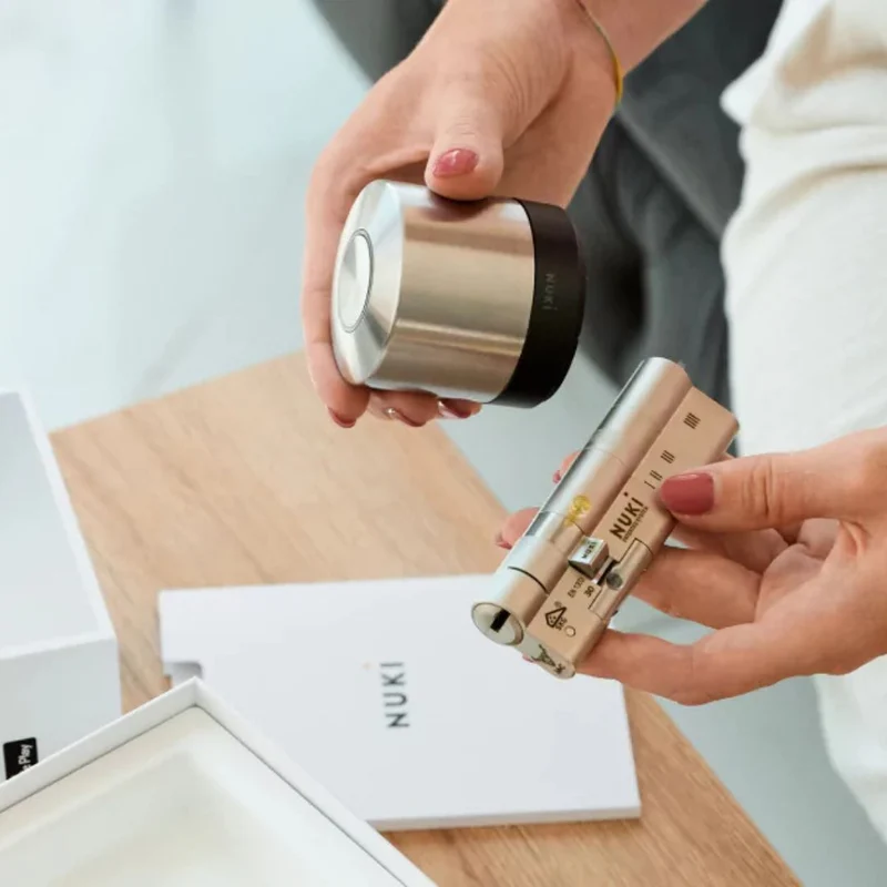 Nuki Smart Lock Ultra BT/WiFi/Matter/Thread - Fechadura Inteligente Digital c/ Cilindro Universal