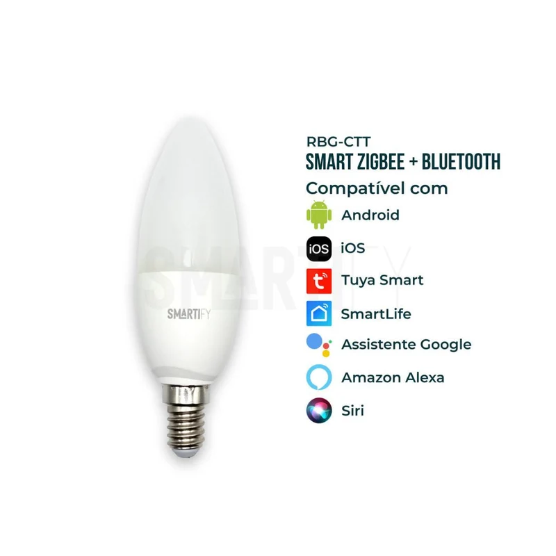 Lâmpada LED RGB - CCT (Cores + Branco) E14 Smart Zigbee Smartify