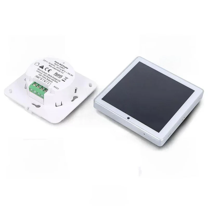 Shelly Wall Display + Sensor BLU H&T WiFi/Bluetooth - Branco/Marfim