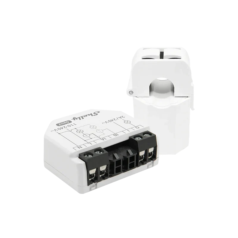 Shelly EM Gen3 c/ Núcleo 50 A - Para Monitorização e Consumo de Energia WiFi/BT