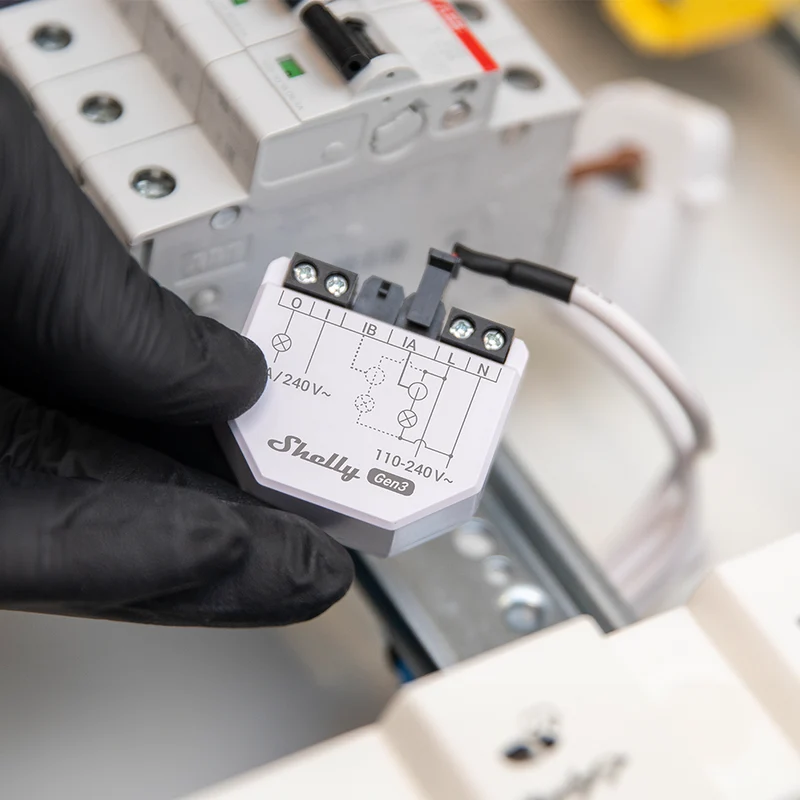 Shelly EM Gen3 c/ Núcleo 50 A - Para Monitorização e Consumo de Energia WiFi/BT